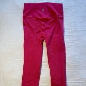 Free People Pink capri Leggings